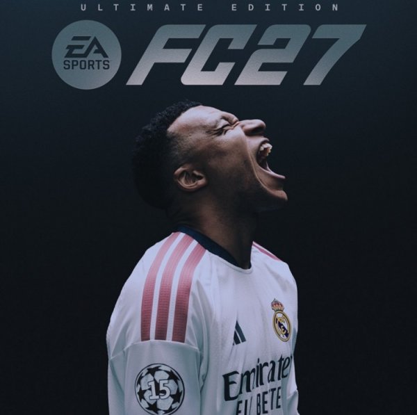姆巴佩社媒庆祝自己成为EA FC27终极版封面人物：I'M BACK
